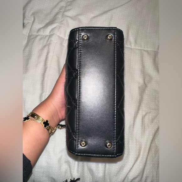 Mini Lady Dior in Black - Lambskin w/Champagne Gold Hardware - Picture 9 of 15